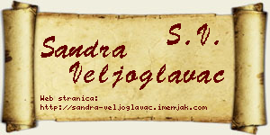 Sandra Veljoglavac vizit kartica